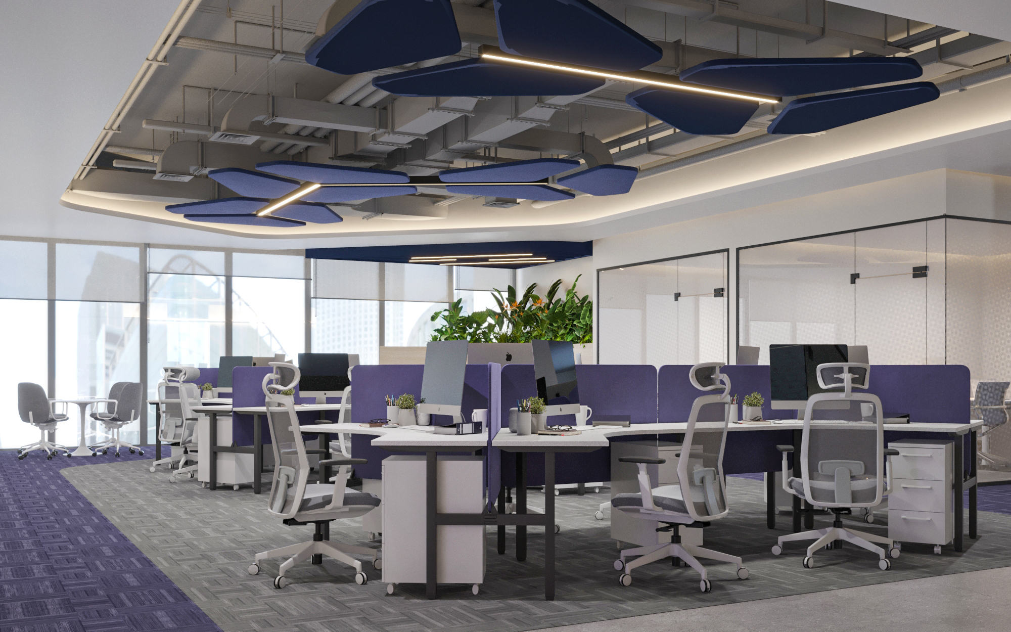 Architectural lighting fixtures and systems